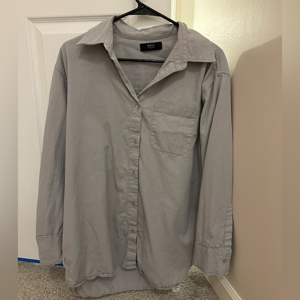 Oversized Button Down Shirt